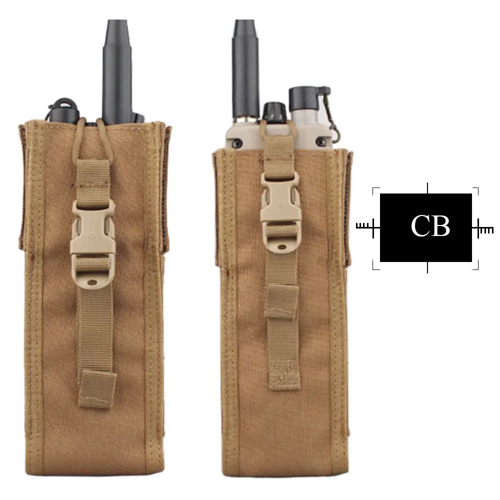 EMERSON gear тактический PRC 148/152 Радио Чехол охотничий Пейнтбол боевое снаряжение для страйкбола Molle Радио Держатель мультикам черный EM8350