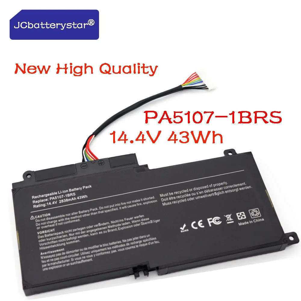 

JC New Original PA5107U PA5107U-1BRS Battery for Toshiba Satellite L45 L45D L50 S55 P55 L55 L55T P50 P55 S55-A-5275 S55-A5294