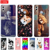 silicon case for huawei honor 10 lite case 6 21 inch soft tpu back phone cover for honor 10 lite bag bumper etui full protection