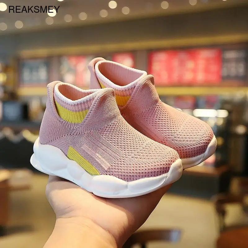 Кроссовки для мальчиков и девочек дышащие мягкие | Детская одежда обувь