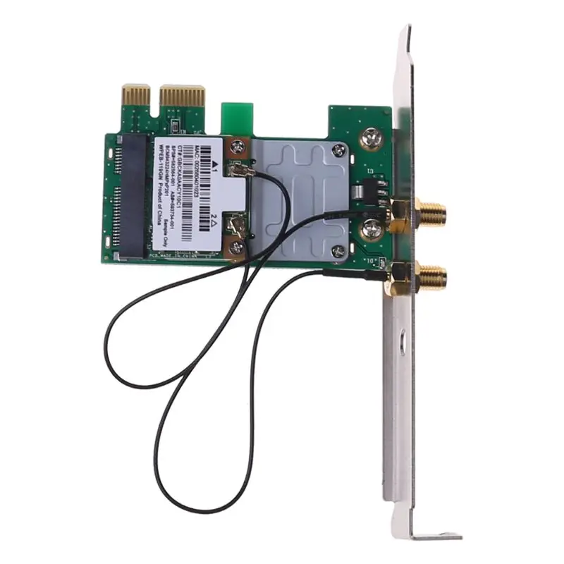 

Dual Band BCM4322 Wireless Wifi PCI-E Card Desktop Adapter BCM943225HMS 300M
