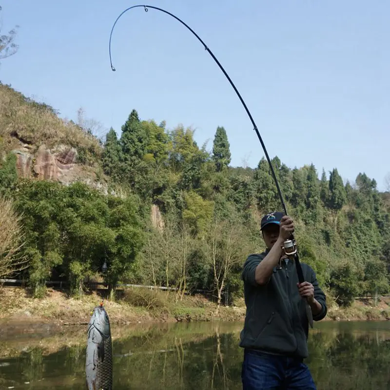 

Automatic Fishing Rod Spring rod High Quality Fish Pole 2.1m Sea River Lake Stainless Steel Cashing Rod Without Reel