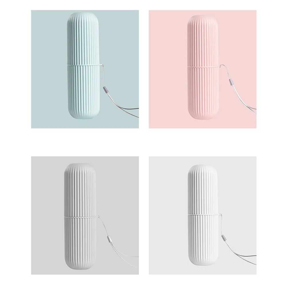 

Travel Portable Toothbrush Toothpaste Holder Storage Case Box Organizer Household Storage Cup Outdoor Holder Bathroom Accessorie