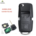 Keyecu дистанционный ключ DIY для VWVOLKSWAGEN Beetle Bora Golf Passat транспортер поло T5 1J0959753AG  HLO 1J0 959 753 AG
