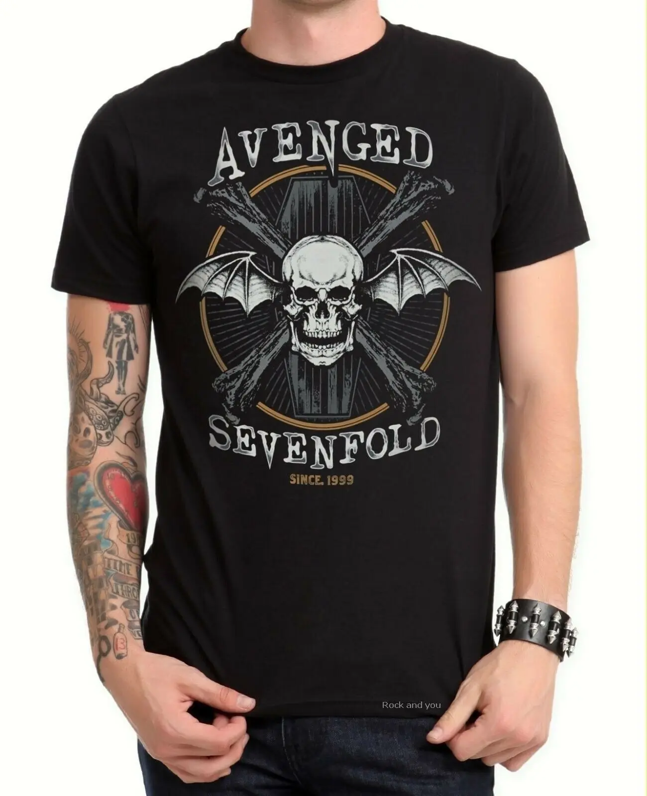 Avenged Sevenfold футболка с 1999 A7X металлический жесткий рок официальный 2XL 3XL NWT