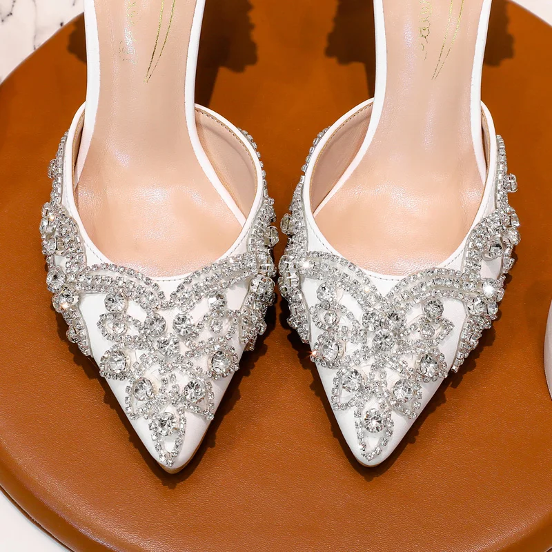 

VICONE Women Summer Bling Pointe Toe Party Elegant String Fashion Heels V1760-1