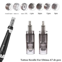 9 12 24 36 42nano pin tattoo needle for ultima a7 dr pen electric derma pen needle cartridge needle tip micro needle 103050p