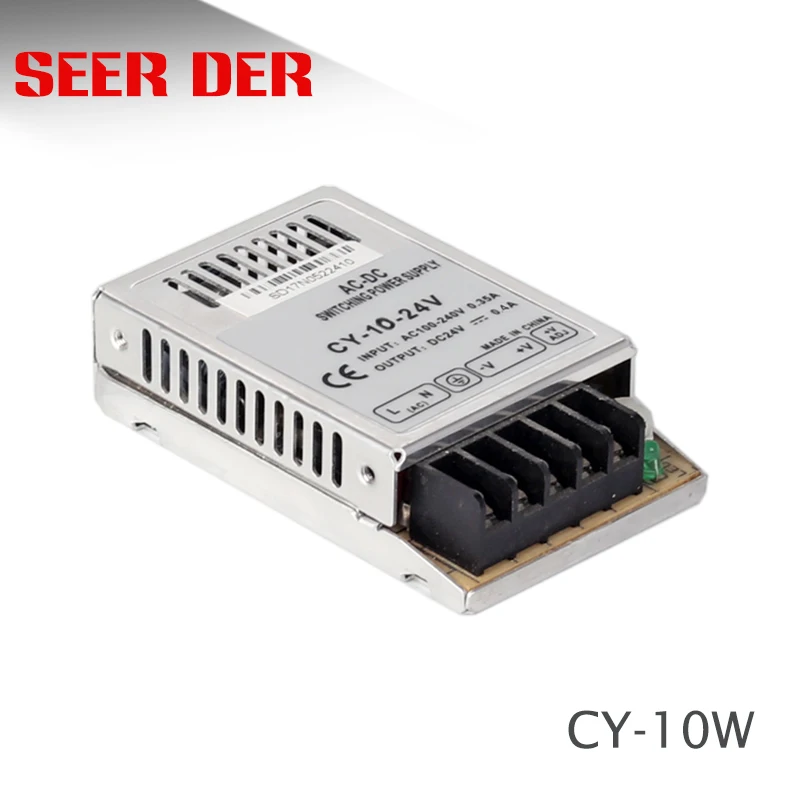 CY 10W тонкий smps 10w Трансформатор 12v 0.8a/24 V 0.4A/5 2A ac dc регулируемый ультра импульсный