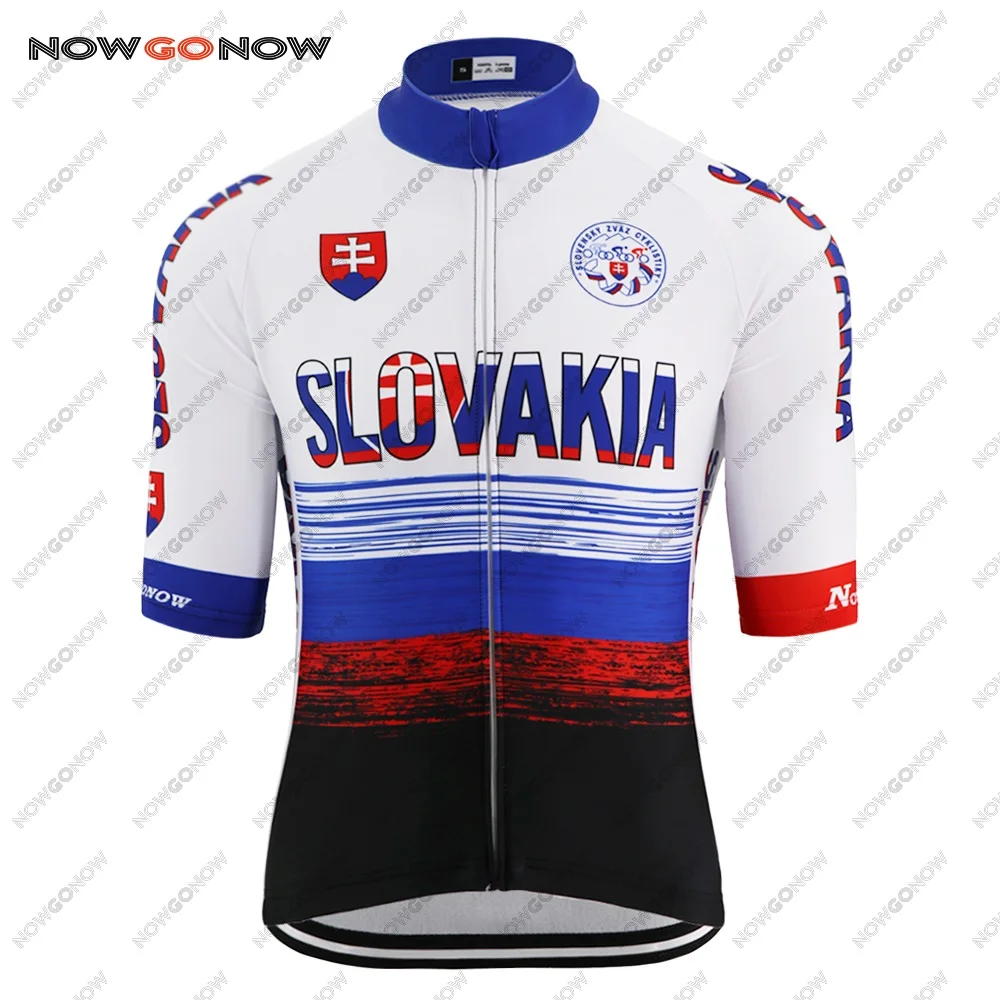 Спортивная одежда для велоспорта NOWGONOW Pro Красная футболка с флагом сборной
