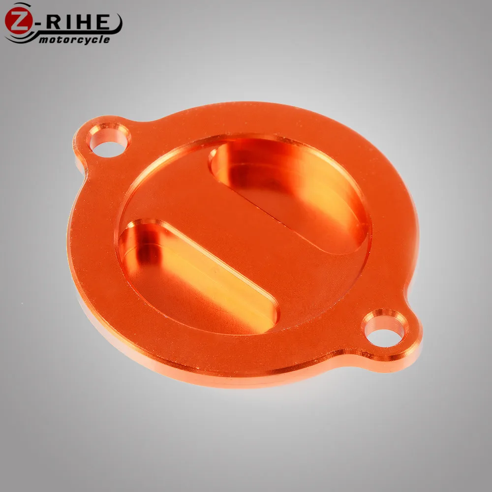 Аксессуары для мотоциклов Алюминиевая CNC крышка оранжевого цвета масляного