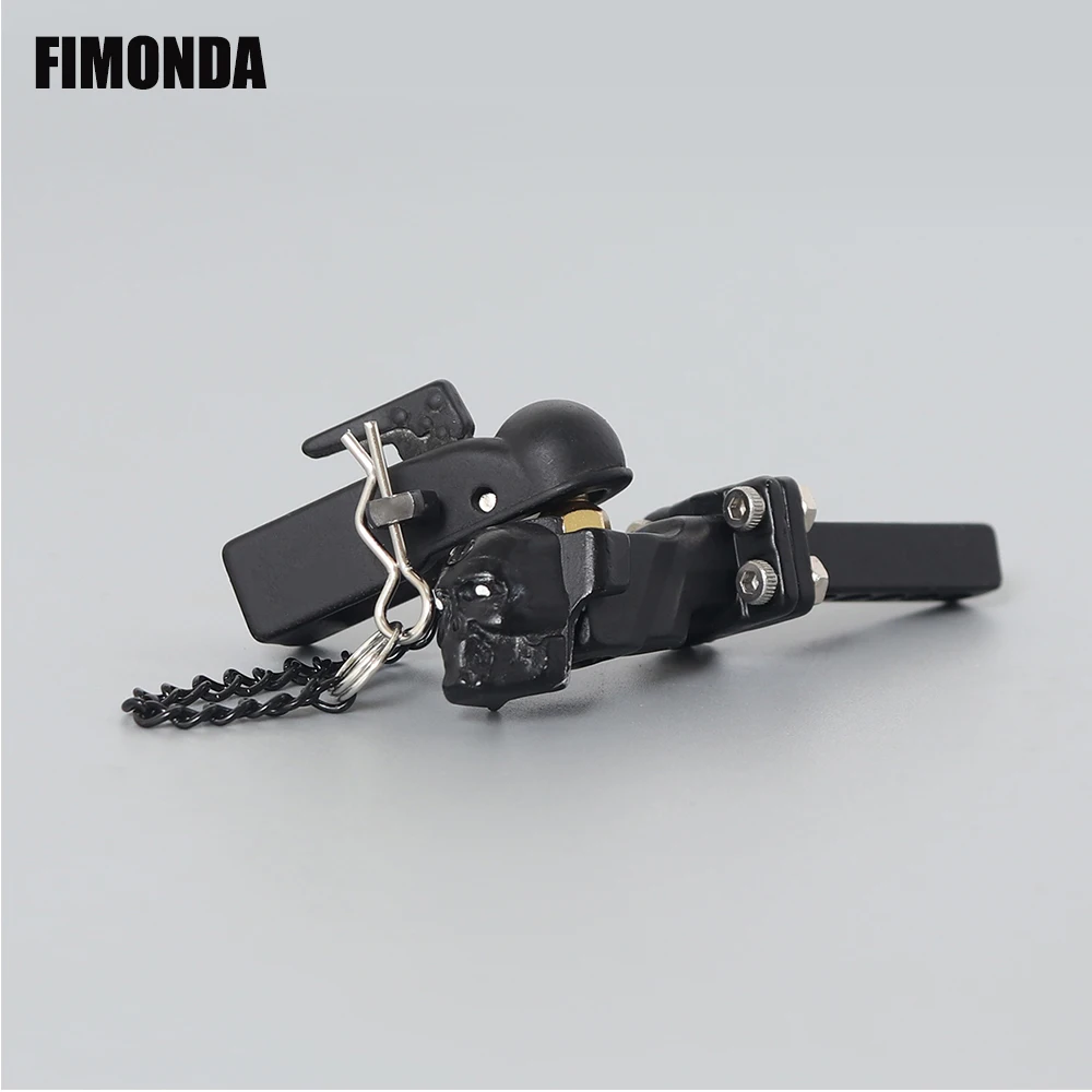 FIMONDA череп буксировочный крюк металлический прицеп крепление для 1/10 RC Crawler Traxxas TRX4