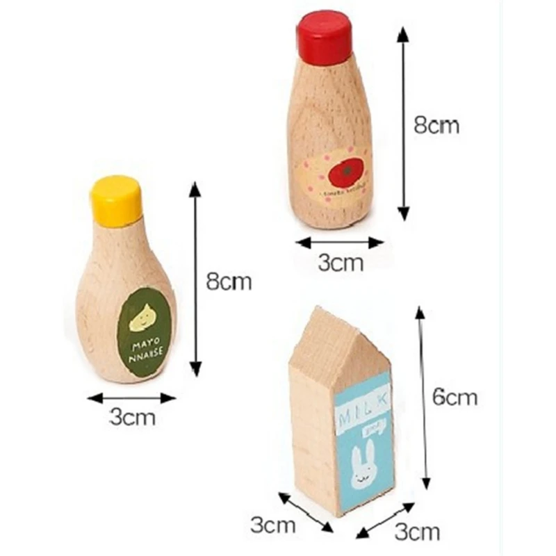 Детские ролевые игры Кухонные Игрушки для приготовления пищи деревянные