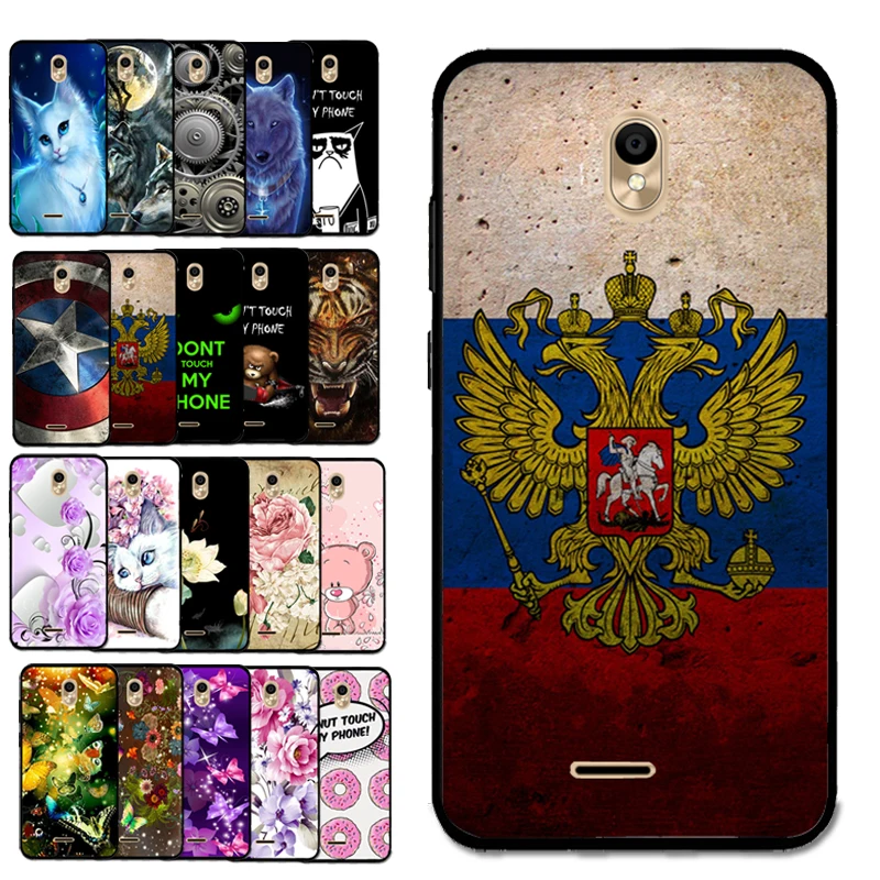 Для BQ 5302G очаровательный красивый чехол с рисунком кошек для телефона Бархатный