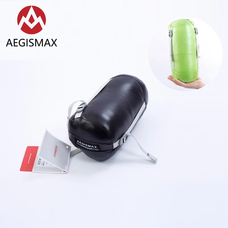 

AEGISMAX Outdoor Camping Sleeping Bag Ultra-Light Nylon White Goose Down Mummy Sleeping Bags Splicing Single Sleeping Bag