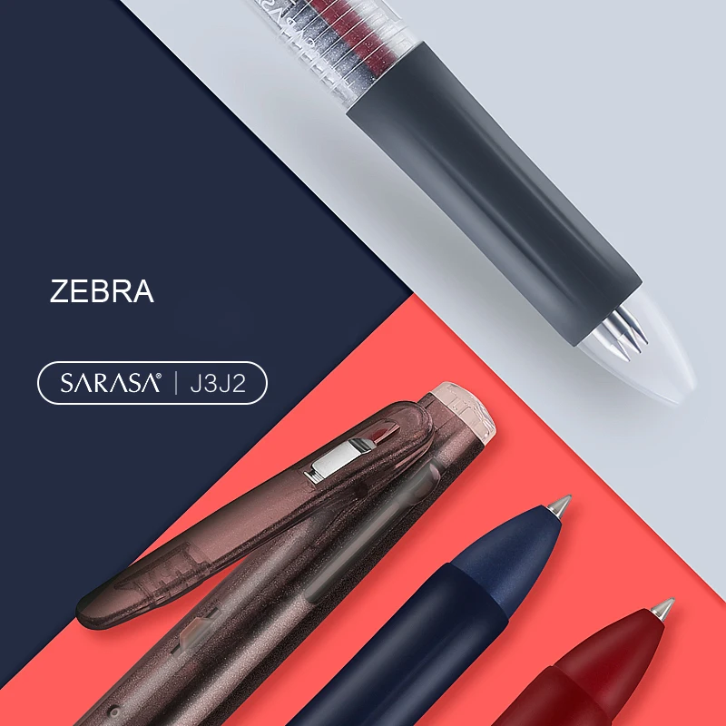 1 шт. японская ручка гель ZEBRA J3J2 три в одном многофункциональная гелевая 0 5 мм