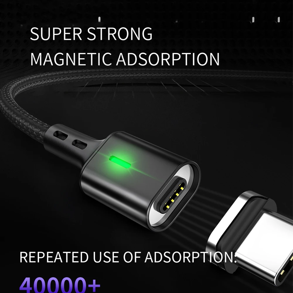 Elough T03 Magnetic Cable Micro usb Type C Magnetic Usb Charging Cable Microusb Type-C Magnet Charger Wire usb c For iphone 11