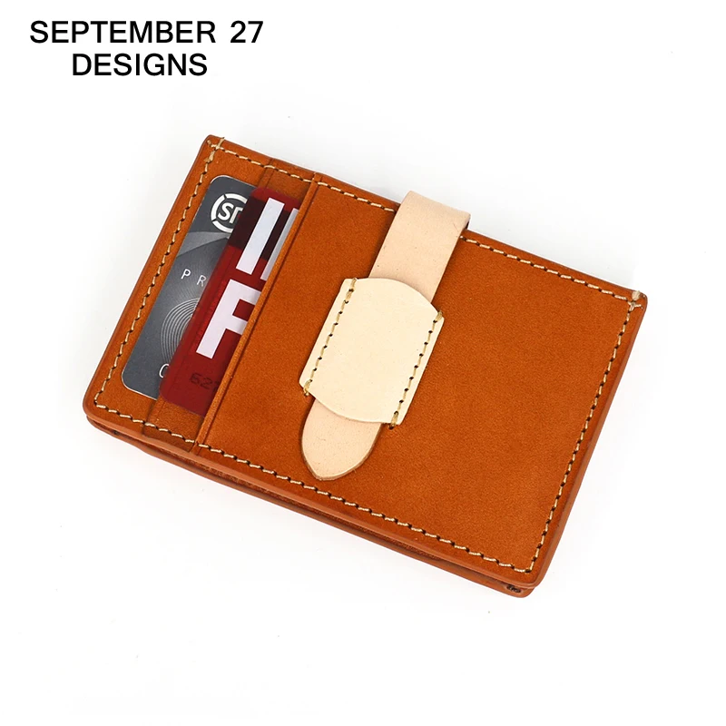 

New Fashion Credit Card Wallet Genuine Leather Luxury Vintage Small Purses 100% Cowskin ID Bus Business Card Case Mini Money Bag