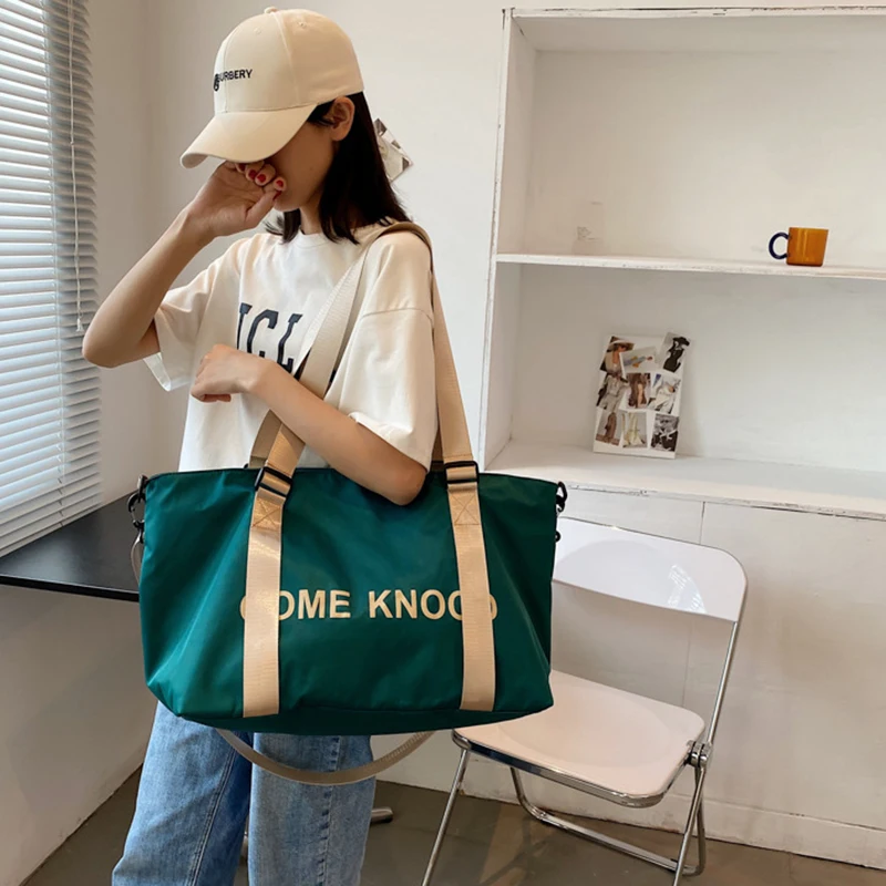 New Female Sports Yoga Bag Daily Luggage Travel Bag for Women One Shoulder Fitness Bag Crossbody Bag 2021