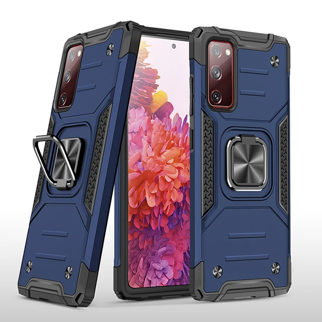 

Магнитный ударопрочный чехол с кольцом-подставкой для Samsung M31, M21, M51, A51, A71, A70, A50, S21, S20 Ultra, S21, S20, S10, S9, S8 Plus, Note 20 Ultra