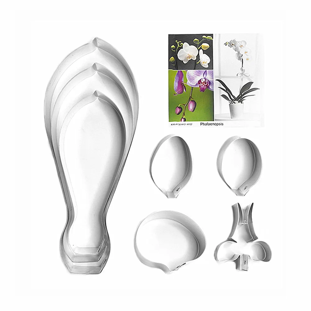 Phalaenopsis помадка сахар ножи для цветов выпечки Торт украшения Полимерная глина