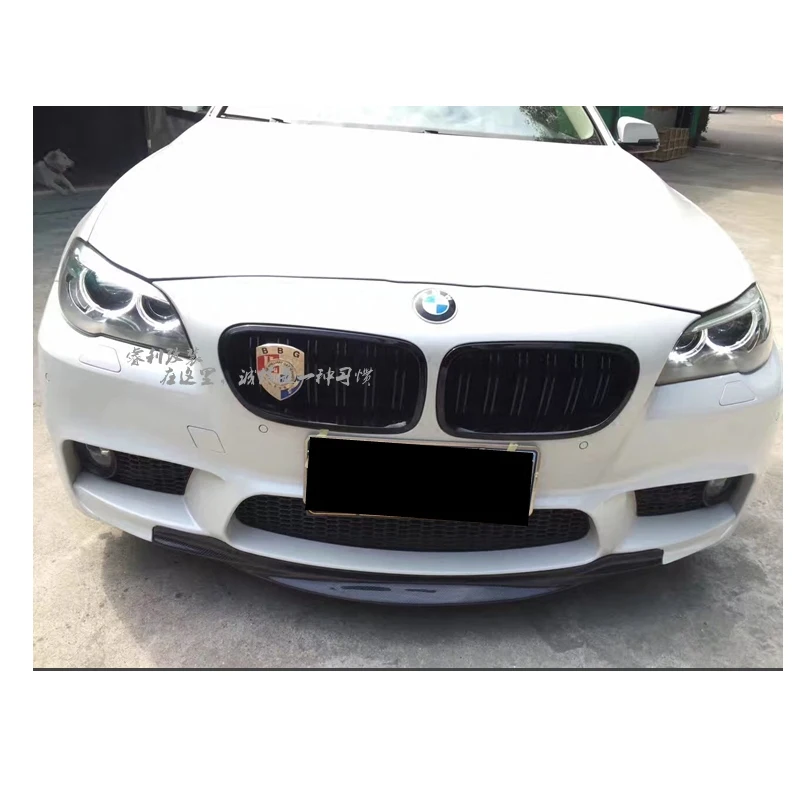 Передний бампер из углеродного волокна спойлер для подбородка BMW 5 серии F10 M5