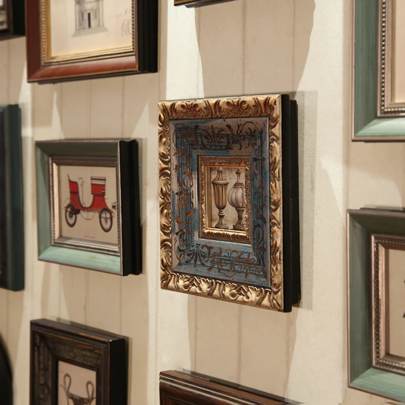 Large Size Photo Wall Creative Decoration Home Frame 20pcs/set Retro Classical Picture For Living Room Hanging | Дом и сад