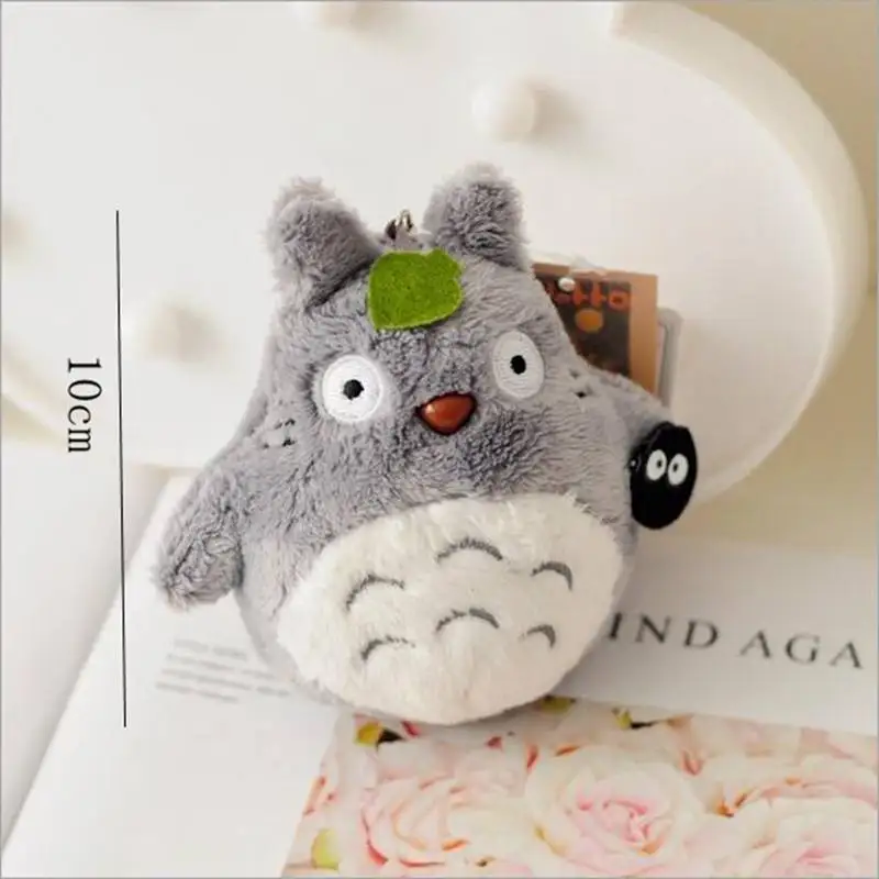 Мини 10 см Мой сосед Тоторо плюшевая игрушка Kawaii аниме брелок мягкая кукла подарок