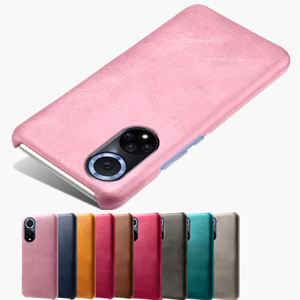 

Huawei Honor 50 Case Luxury Vegan PU Leather Cover For Honor 50 Pro Wearable Slim Coque For Honor 50 50Pro Honor50 Phone Case