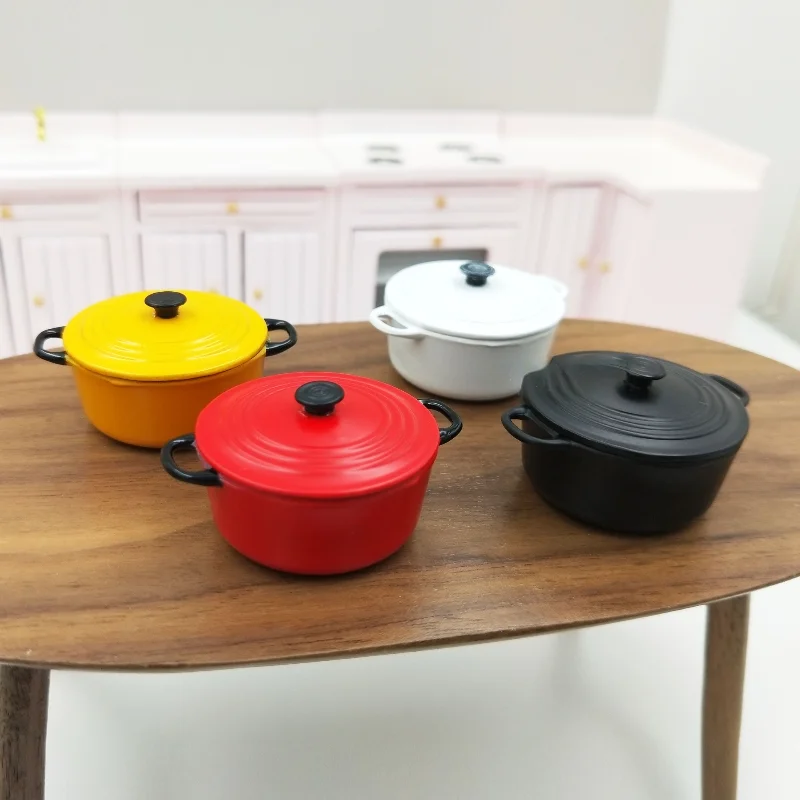 Mini Soup Pot Dollhouse 6 Points 8 Points Ob11 Mini Furniture Food Play Kitchen Scene Kitchenware