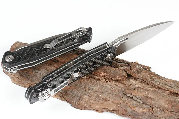 Стальной складной нож D2 острый высокопрочный резец для самообороны выживания