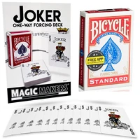 bicycle one way force deck bicycle rider back playing cards uspcc poker magic cards close up magic tricks mentalism magic props