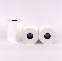 3rolls printable sticker paper roll direct thermal paper self adhesive 5730mm