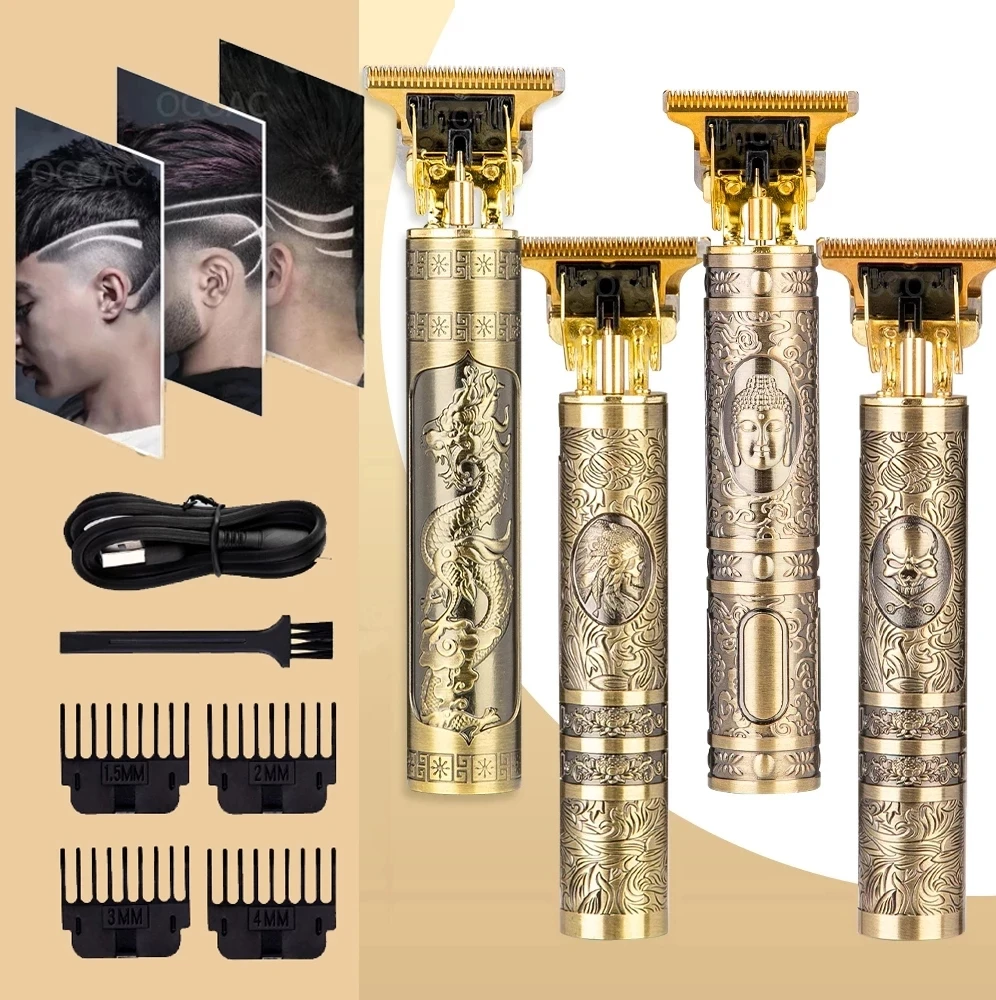 

Hair Trimmer Electric Hair Clippers Shaver Beard Trimmer Professional Men Hair Cutting T Style Machine Rechargeable Barber