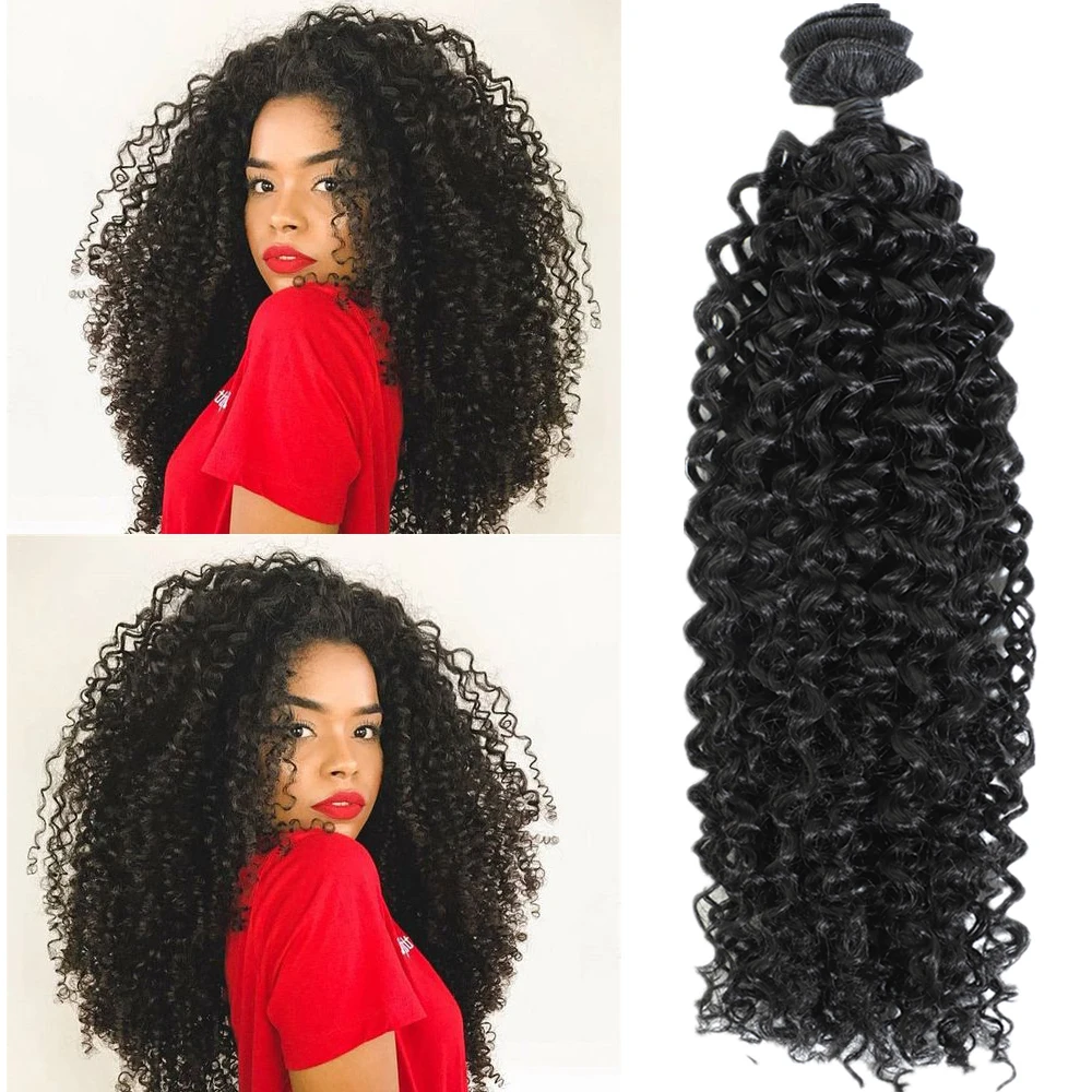 

Синтетические афро кудрявые вьющиеся волосы для наращивания термостойкие кудрявые синтетические волосы ткет 22 "кудрявые волосы пряди нату...