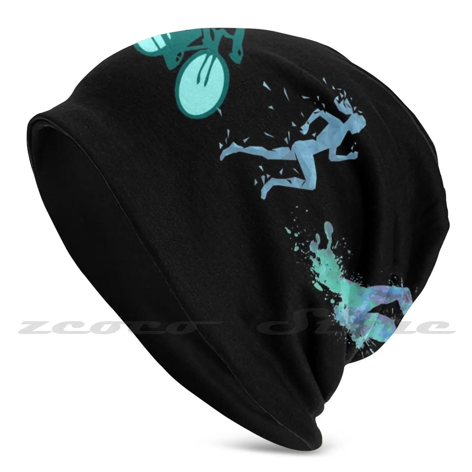 

Triathlon Sport Paralympic Sport Knit Hat Elastic Soft Personalized Pattern Present Cap Triathlon Sport Paralympic Sport