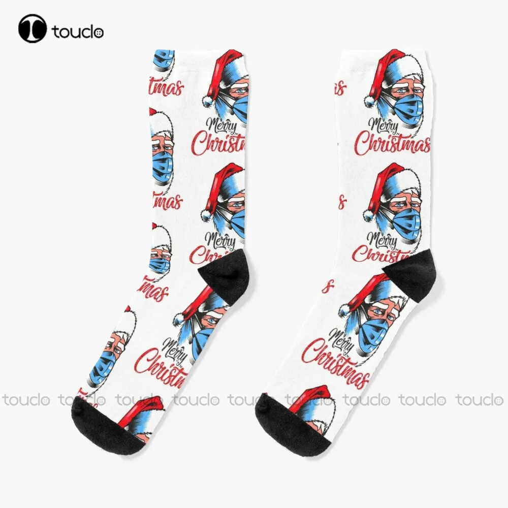 

Funny Christmas Tree Merry Xmas Cute Adorable Gifts Rudolph Gift Santa Claus Happy Holidays New Year Costume Naughty Socks