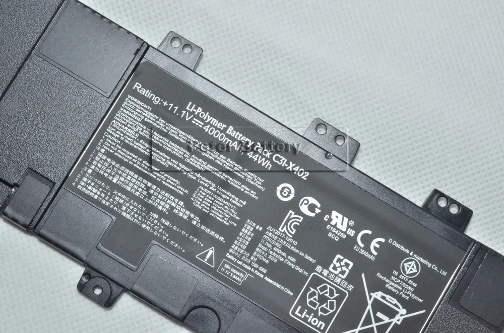 Оригинальная Аккумуляторная Батарея JIGU для ноутбука Asus VivoBook S300CA S400 S400E S400CA S500CA 11 1