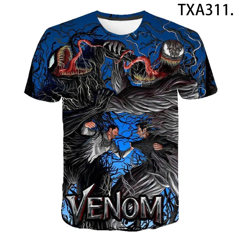 

New Summer 3D Printed T Shirt Venom Casual Men Women Children Fashion Streetwear Short Sleeve Cotton Boy Girl Kids Cool Tops Tee
