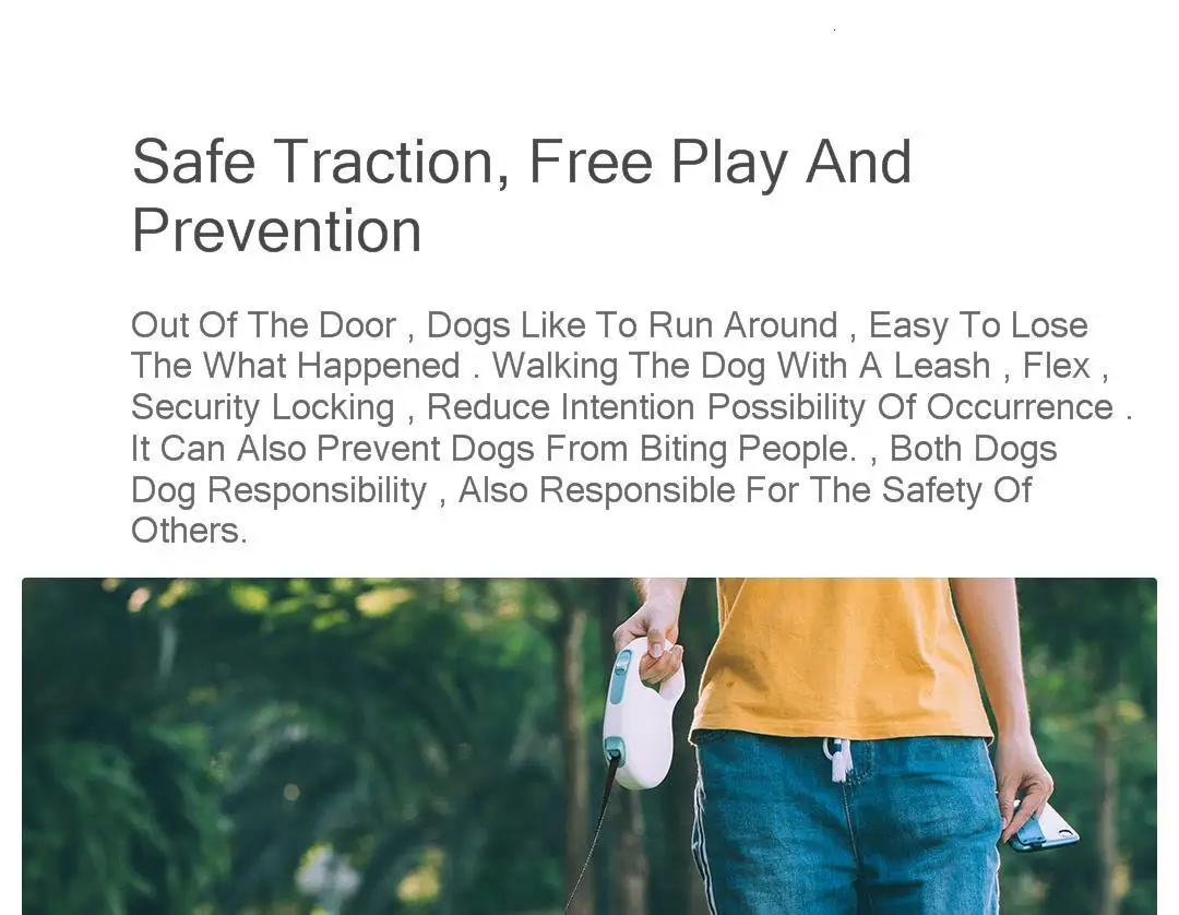 Xiaomi Pet Телескопический тяговый трос гибкий замок безопасности автоматический разматывающийся прочный Xiomi трек веревка для домашних животных 5 м