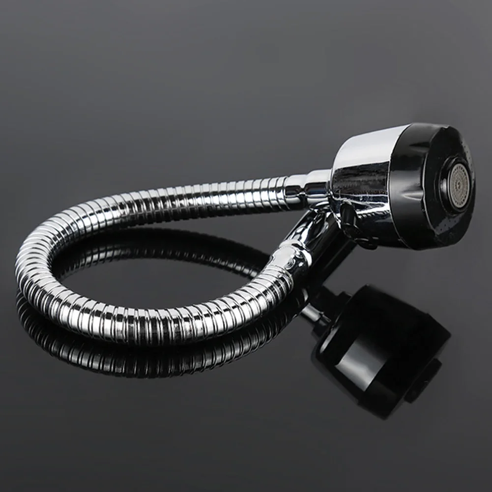 

New 360 Degree Rotation Flexible Tap Stainless Steel Faucet Spout Kitchen Sink Faucet Pipe Fittings Single Hole Connection