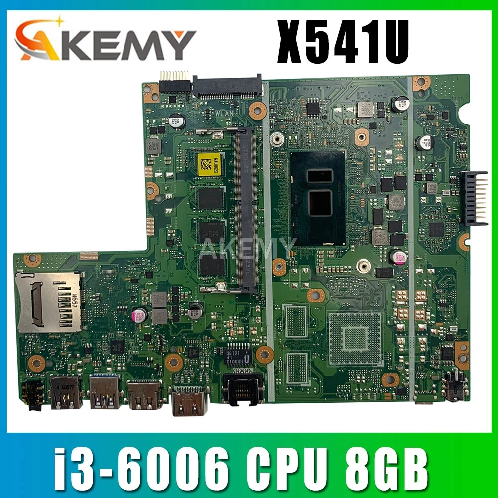 Обмен! Материнская плата для ноутбука ASUS X541U X541UVK X541UAK X541UA X541UV X541UJ материнская i3 6006