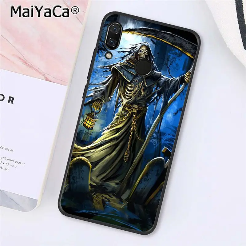 MaiYaCa Мрачный Жнец "скелетная" Капа чехол для телефона для Xiaomi Redmi8 4X 6A S2 5A Redmi 5 5Plus Note7 8Pro 7A 6A