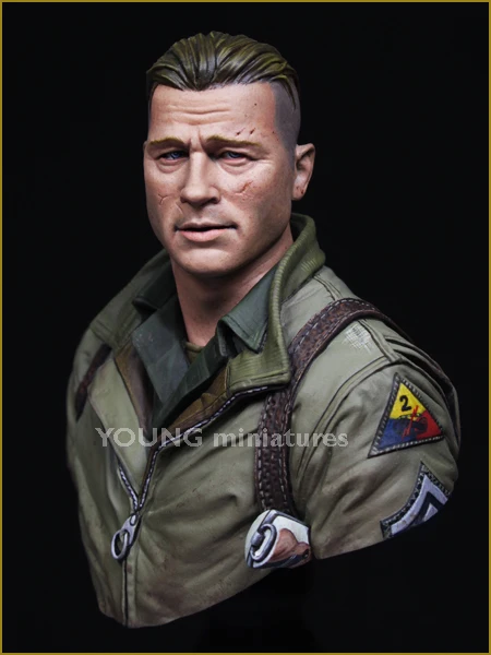 Модель фильма RD в масштабе 1/10 игрушки танк Fury WW2 2 го бронированного разделения