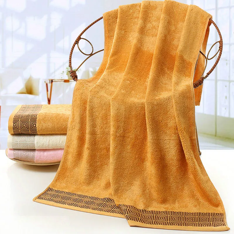 

70*140cm large bath Towel Bamboo fiber Beach Towel bathroom Super absorbent Fast Dry for Adults children Towels
