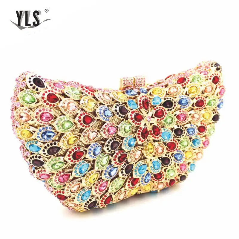 Женская модная сумка-клатч с кристаллами для кошельков Стразы ужина свадьбы