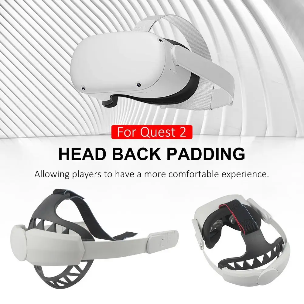 

Soft Head Strap Portable Adjustable Replacement Headband For Oculus Quest 2 Elite Strap Protective Head Strap Reduces Pressure
