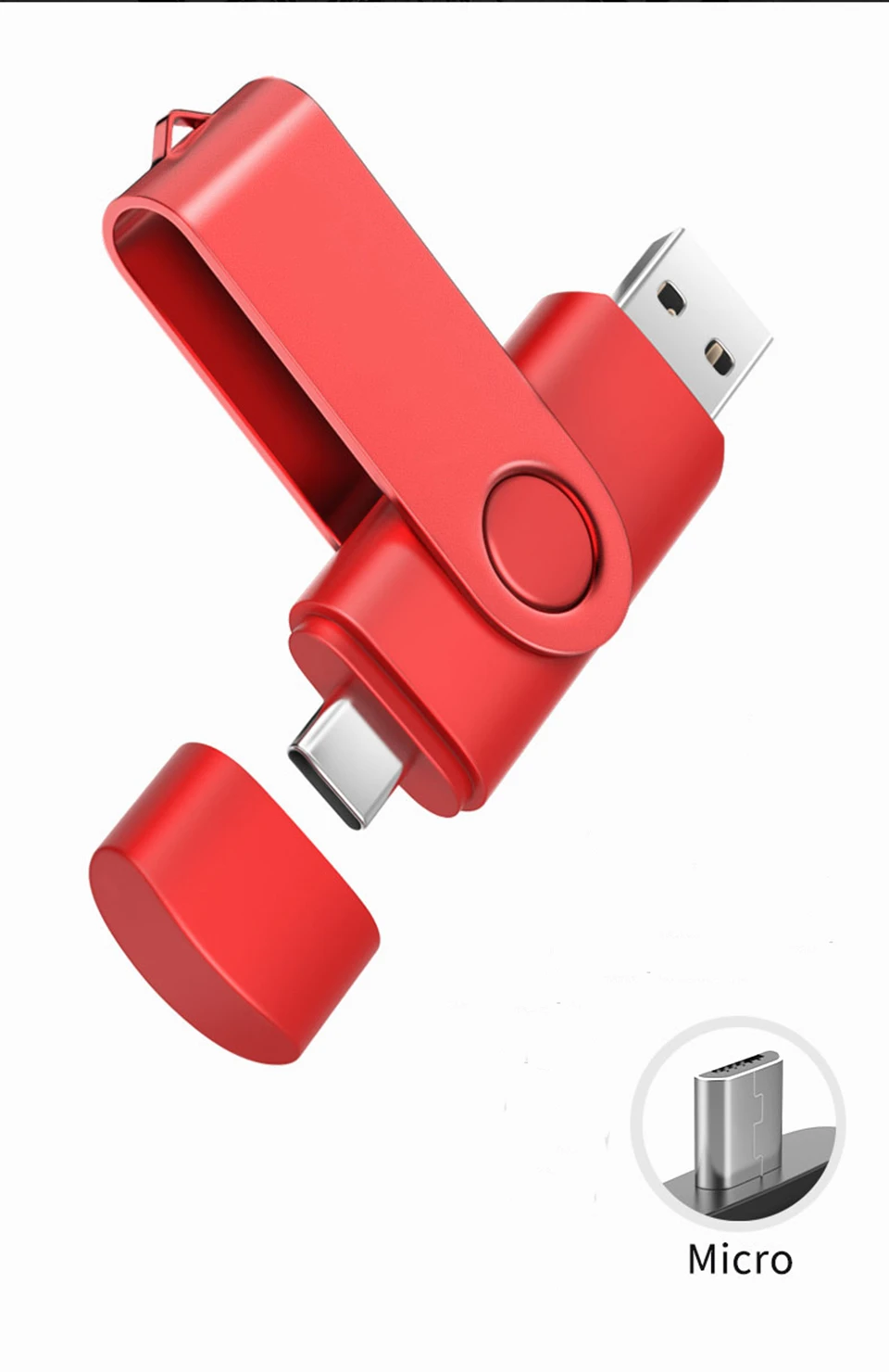 2 в 1 высокая скорость 8 ГБ 16 ГБ флеш-накопитель OTG USB флеш-накопитель для Android смартфон 32 Гб 64 Гб 128 ГБ флеш-накопитель USB