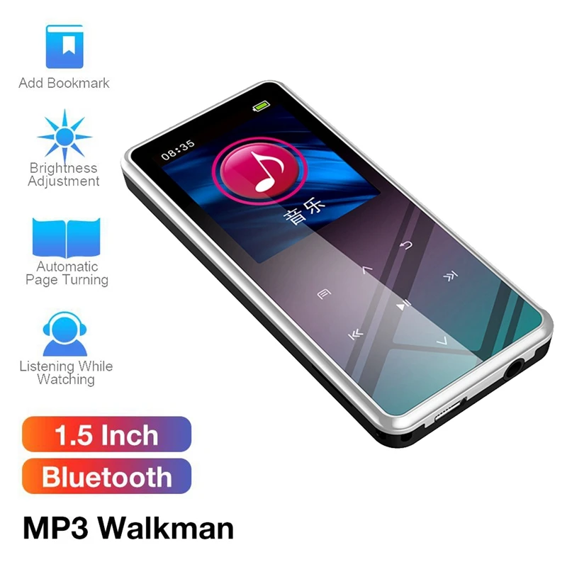 Mp3 плеер M12 8G с Bluetooth динамиком и ЖК дисплеем 1 5 дюйма|MP3-плееры| |