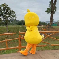 Yellow Chick Mascot Costume Suit Cosplay Party Adult Unisex Fancy Dress