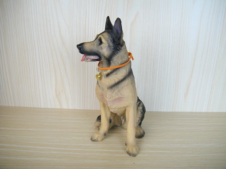 Настольная кунинговая собака милая немецкая овчарка сказочный сад миниатюрные